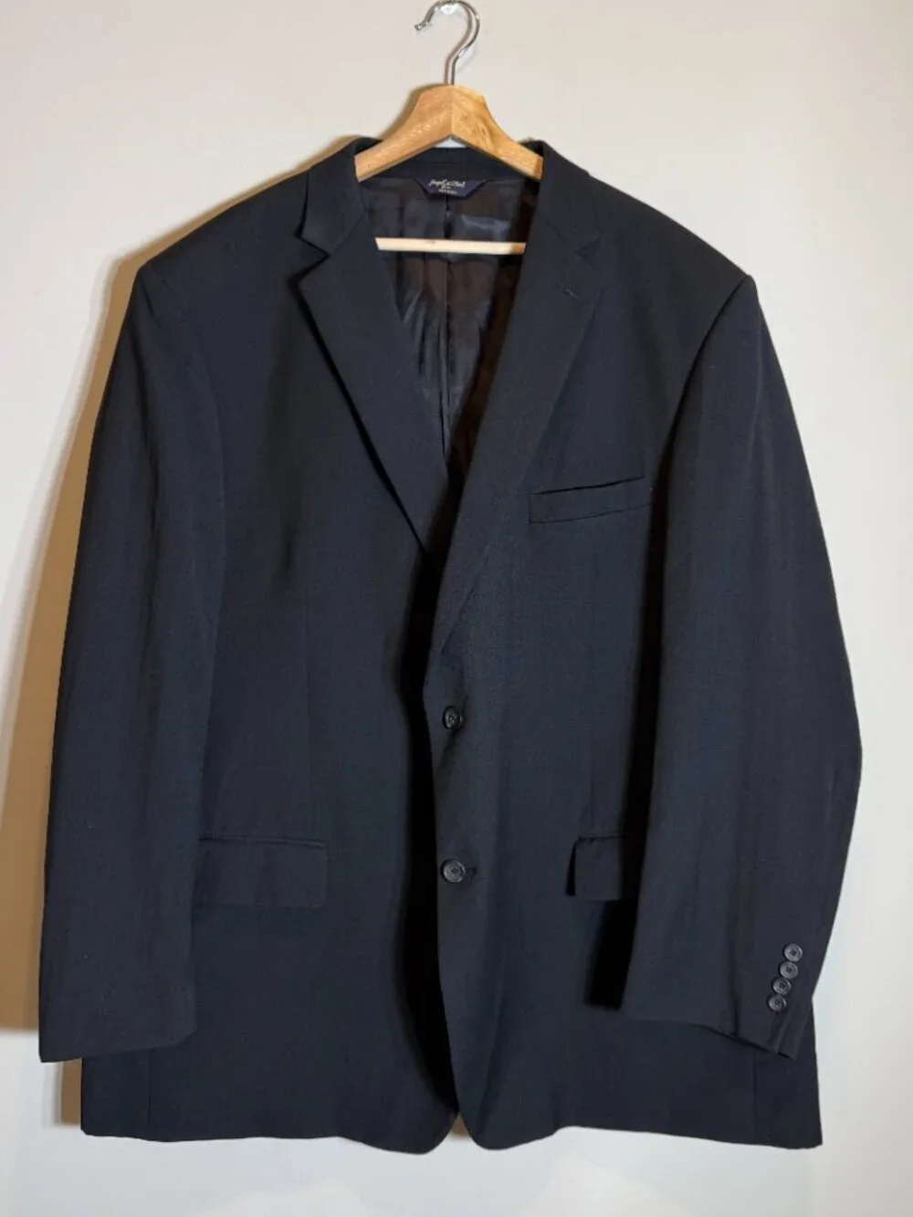 Joseph & Feiss Gold Wool Sport Coat Dinner Jacket Blazer Men's 52L Black Career
